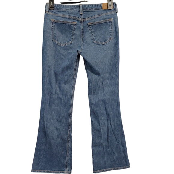 Eddie Bauer Womens Jeans Blue Size 8 Cotton Blend Classic Boot Cut Stretch - Picture 2 of 12